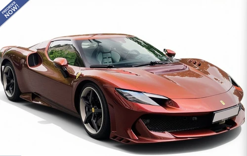 1/18 BBR Ferrari 296 Speciale (Taormina Red) Car Model