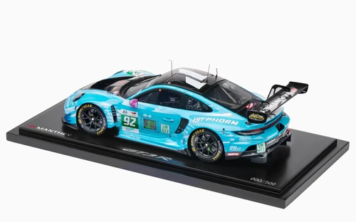 1/18 Dealer Edition 2025 Porsche 911 GT3 R #92 Winner LMGT3 24h LeMans Manthey 1st Phorm Ryan Hardwick, Richard Lietz, Riccardo Pera Car Model