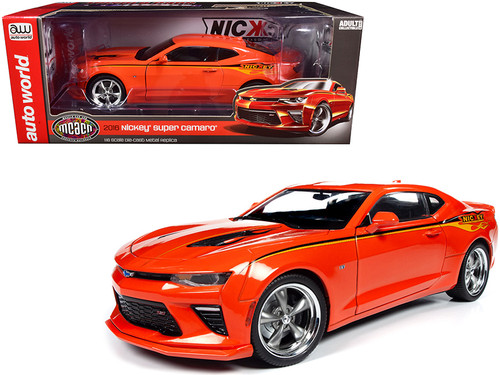 2016 Chevrolet Nickey Super Camaro Hugger Orange with Stripes and