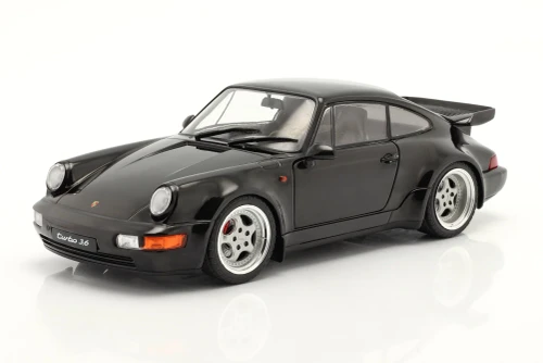 1/18 Solido 1993 Porsche 911 Turbo 3.6 (Black) Diecast Car Model
