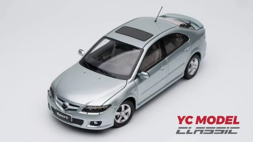 1/18 YC Model 2006-2008 1st Generation Mazda 6 / Mazda Atenza (Silver) Diecast Car Model