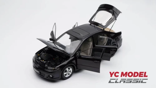 1/18 YC Model 2006-2008 1st Generation Mazda 6 / Mazda Atenza (Black) Diecast Car Model