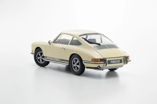 1/18 Kyosho 1969 Posrche 911 S 2.0 (Medium Ivory White) Diecast Car Model