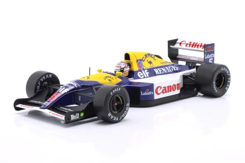 1/18 Werk83 1991 F1 Nigel Mansell Williams FW14 #5 2nd Monaco GP Diecast Car Model