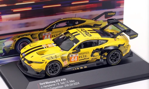 1/43 Ixo 2024 Ford Mustang GT3 #44 24h LeMans Proton Competition John Hartshorne, Ben Tuck, Christopher Mies Car Model