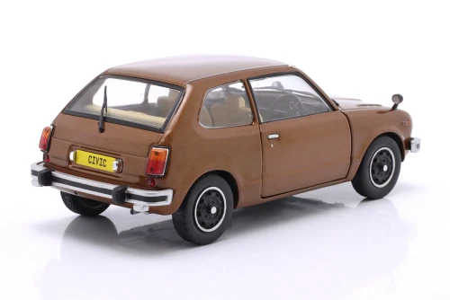 1/24 WhiteBox 1972 Honda Civic (Brown Metallic) Diecast Car Model