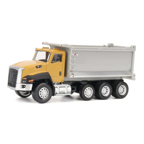 1/64 Diecast Masters CAT Diecast Models 3-Pack Playset CAT 320 Excavator + 660 Dump Truck + D6R BullDozer with Motion Sand & Other Accessories