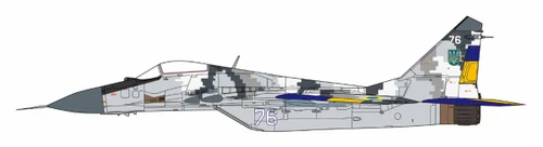 1/72 JC Wings 2023 MiG-29 Fulcrum Ukraine Air Force, 114th Tactical Aviation Brigade Diecast Model