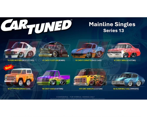 1/64 CarTuned 8-Car Set Series 13 Mainline Assortment of Styles 2026