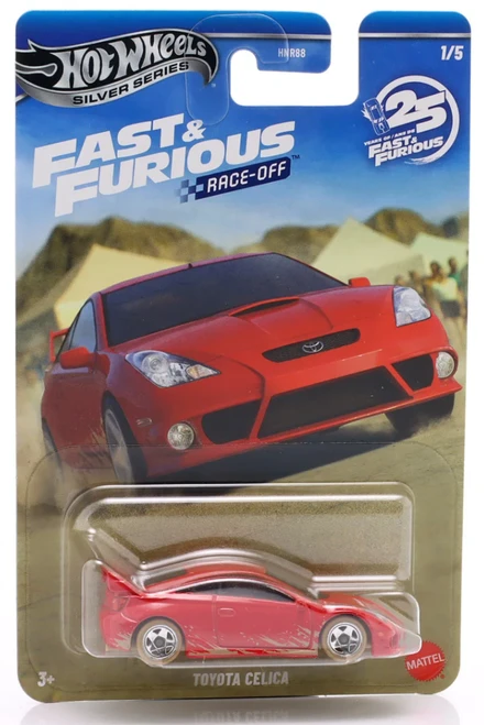 1/64 Hot Wheels Toyota Celica Fast & Furious Race Off (Red) Diecast Car Model
