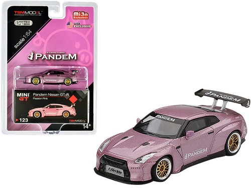 Nissan GT-R (R35) Pandem with GT Wing Cosmopolitan Yellow Metallic 