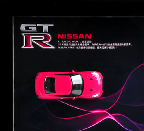 1/64 Nissan GTR Warload Pink Diecast Model Car by Time Model