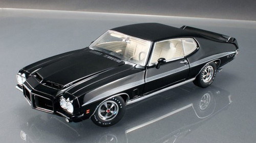 1/18 ACME 1972 PONTIAC GTO LEMANS STARLIGHT BLACK VINYL TOP Diecast Car Model Limited