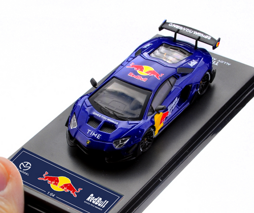 1/64 Lamborghini LP700 Redbull 2.0 Edition Diecast Model Car by Time Model