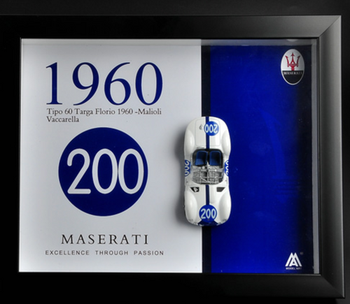 1/43 Maserati Tipo 60 Targa Florio 1960-Malioli Vaccarella 200 Diecast Model Car by Time Model