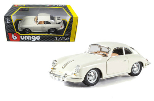 1961 Porsche 356 B 356B Cabriolet Black 1/24 Diecast Model Car by