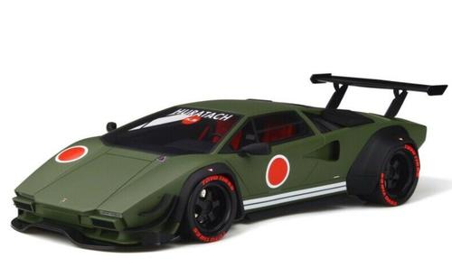 1/18 GT Spirit Lamborghini Khyzyl Saleem Huratach Kaki Matte Green Resin Car Model