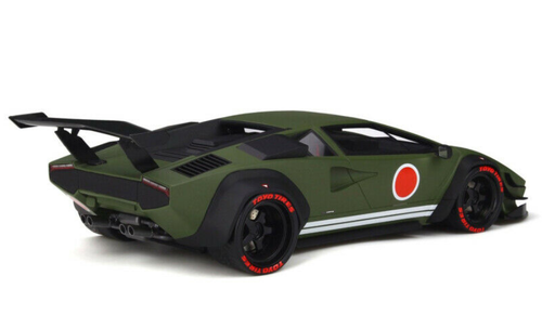 1/18 GT Spirit Lamborghini Khyzyl Saleem Huratach Kaki Matte Green Resin Car Model