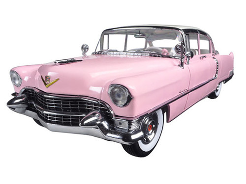 1/24 Jada 1955 Cadillac Fleetwood Series 60 Pink with Elvis