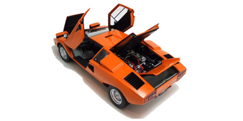 1/12 Kyosho Lamborghini Countach LP400 (White) Diecast Car Model