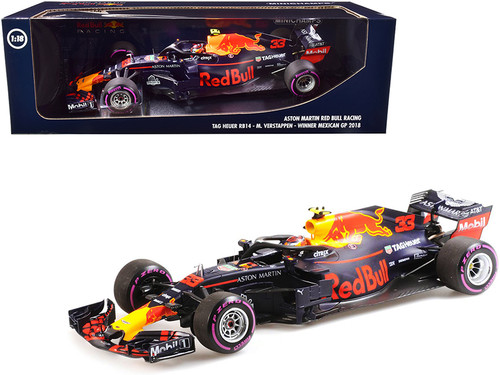 1/43 Minichamps Max Verstappen Red Bull Racing RB14 #33 Winner