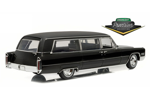 1966 Cadillac S&S Limousine Silver with Black Top 