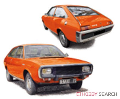 1/18 Renault 15 TL 1971 Orange Diecast Model Car by Norev