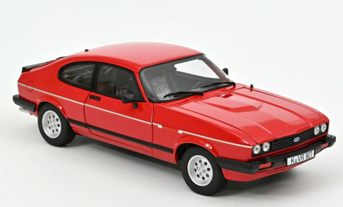 1/18 Norev 1983 Ford Capri 2.8i Injection (Red) Diecast Car Model