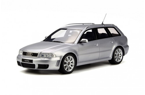 アウディ純正RS4アバントB7型シルバー1/18