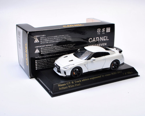 1/43 Kyosho 2017 Nissan Skyline GT-R GTR R35 Track Edition (White) Diecast Car Model