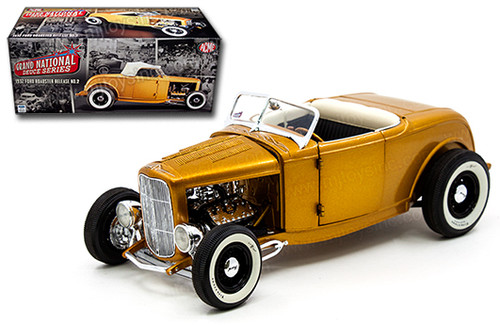 1/18 ACME Grand National Deuce SeTries - 1932 Ford Roadster Release No.2 Orange Diecast Car Model