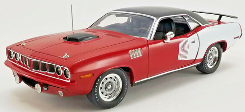 1/18 ACME 1971 Plymouth Hemi Cuda (Ralley Red) Diecast Car Model