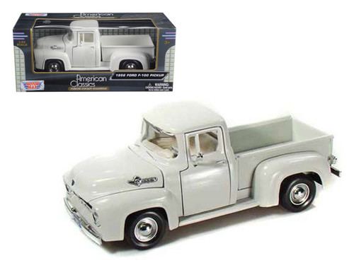 1/24 Motormax 1956 Ford F-100 Pickup (Matte Black) Diecast Car