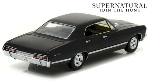 1967 Chevrolet Impala Sports Sedan Black "Supernatural" (2005) TV Series 1/24 Diecast Model Car by Greenlight