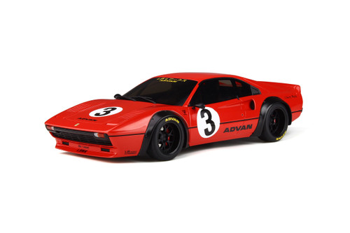 1/18 GT Spirit Ferrari 308 LB WORKS #3 ADVAN (Red) Resin Car Model