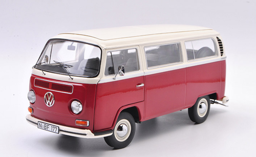 1/18 Schuco Volkswagen VW T2A Bue (Red) Diecast Car Model