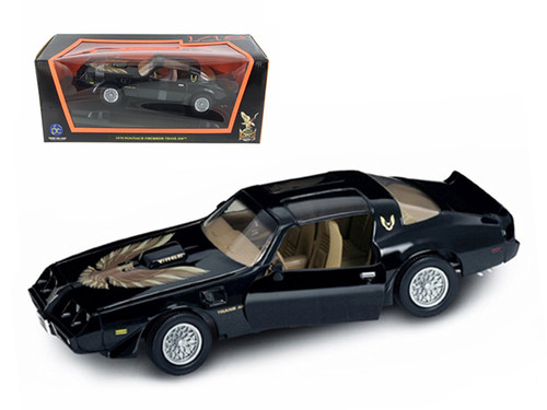 1979 Pontiac Firebird Trans Am Black 1/18 Diecast Model Car by Road Signature