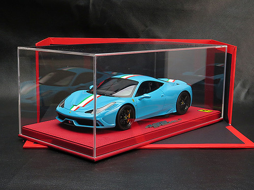 BBR HANDMADE RESIN 1/18 FERRARI 458 SPECIALE (BLUE)! LIMITED 20