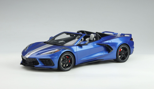 1/18 GT Spirit Chevrolet Chevy Corvette C8 Stingray Convertible (Elkhart Blue) Resin Car Model