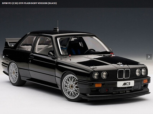 1/18 AUTOart BMW M3 (E30) DTM PLAIN BODY VERSION (BLACK