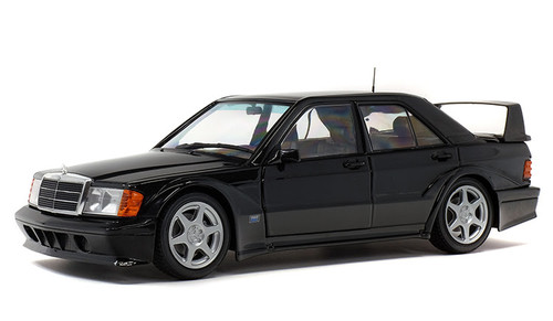 Mercedes Benz 190E Evolution II Black 1/18 Diecast Model Car by Solido 