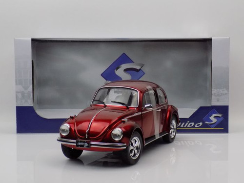  1/18 Solido 1974 Volkswagen Beetle 1303 (Candy Red) Diecast Car Model