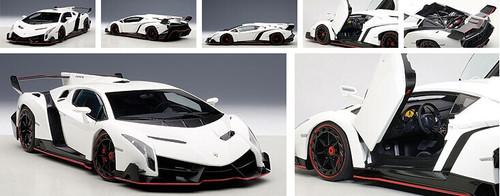 【夢伝説】オートアート 1/18 lamborghini VENENO AUTOart Red Lamborghini Veneno Replica | LIVECARMODEL