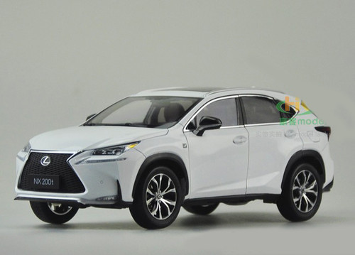 Lexus NX \"F SPORT\" ホワイトミニカー Amazon | レクサスNX 新型NX ミニカー 1/43 350h Fスポーツ 京