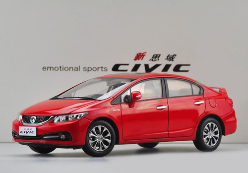 1/18 Dealer Edition Honda Civic (Red) 9th Generation (2012–2015