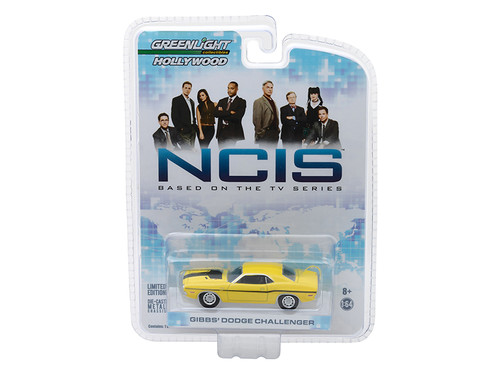 1/18 Greenlight 1970 Dodge Challenger R/T NCIS (Yellow) Diecast