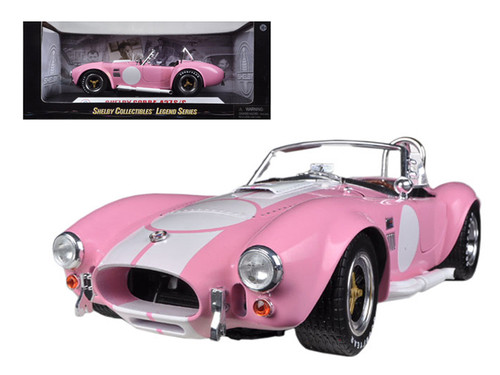 1/18 Shelby Collectibles 1965 Ford Mustang Shelby Cobra 427 S/C (Pink) Diecast Car Model