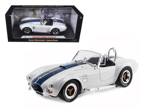 1/18 Shelby Collectible 1965 Ford Mustang Shelby Cobra 427 S/C (White) Diecast Car Model