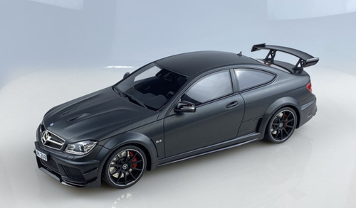 Mercedes C63 W204 AMG Black Series White GT Spirit 1/18