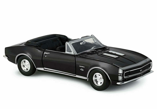 1967 Chevrolet Camaro SS Convertible - Timeless Legends - Black - 1/24 Diecast Model Car by Motormax